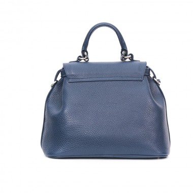 GEANTA PIELE LANA Bleumarin Bizonat