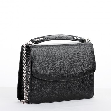 CLUTCH PIELE  Negru Bizonat