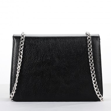 CLUTCH PIELE  Negru Bizonat