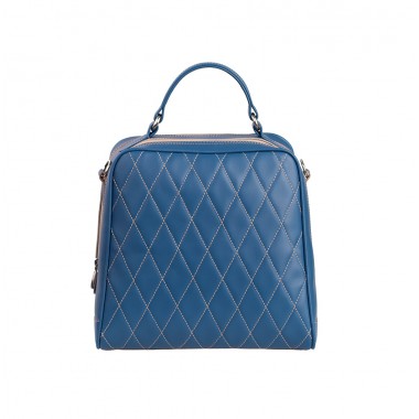 GEANTA PIELE VERO MAXI Bleu Box