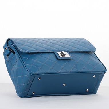 GEANTA PIELE LILI Bleu Box