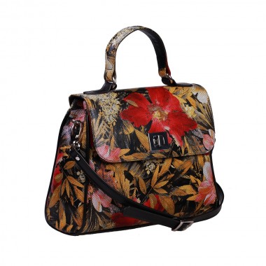 GEANTA PIELE CORA Floral Toamna