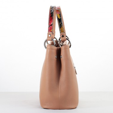 GEANTA PIELE KARINA Nude Floral