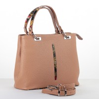 GEANTA PIELE KARINA Nude Floral