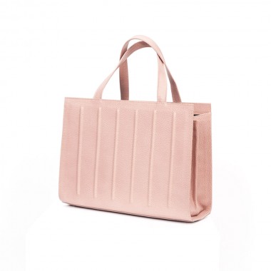 GEANTA PIELE ROSA Roz prafuit bizonat