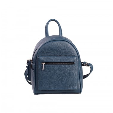 MINIRUCSAC PIELE URBAN Bleumarin Bizonat
