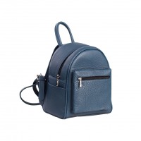 MINIRUCSAC PIELE URBAN Bleumarin Bizonat