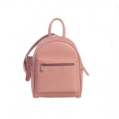 MINIRUCSAC PIELE URBAN Roz Prafuit Bizonat