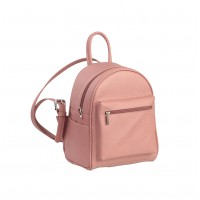 MINIRUCSAC PIELE URBAN Roz Prafuit Bizonat