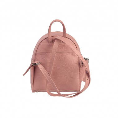 MINIRUCSAC PIELE URBAN Roz Prafuit Bizonat
