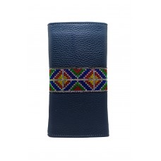 PORTOFEL DAMA CLASIC Bleumarin Bizonat