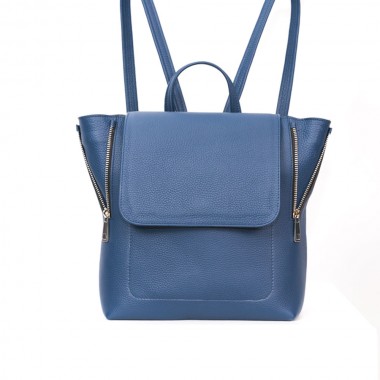 RUCSAC PIELE ZAZA Bleumarin Bizonat