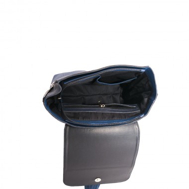 RUCSAC PIELE ZAZA Bleumarin Bizonat
