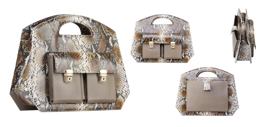 Geanta din piele naturala